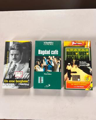 Lotto 3 vhs fuori catalogo