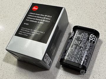 Batteria originale BP-SCL6 per Leica per Q2 e Q3