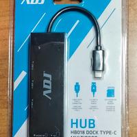 ADJ Hub usb connettore tipo-c uscita 3 x usb 3.1