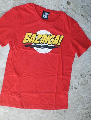 T-shirt originale Big Bang Theory 'BAZINGA'