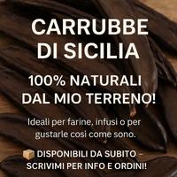 Carrubbe si Sicilia 100% naturali dal mio terreno