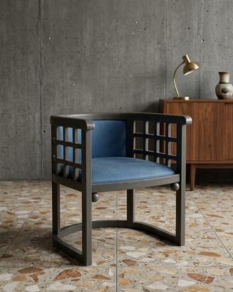 Poltroncina/e sedia/e a botte anni 60/70 massiccia