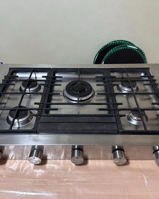 Piano cottura a gas Foster 5 fuochi 90cm (Mod. N70