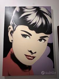 Quadro su tela Audrey Hepburn