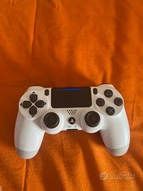 Controller joystick ps4 dualshock 4 v2 bianco