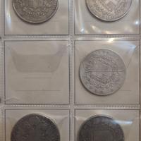 Piccola collezione 26 monete argento (300 gr)