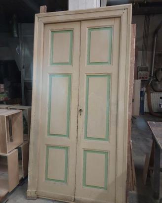 PORTE VECCHIE D'EPOCA DOPPIO BATTENTE