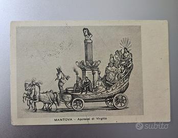 Cartolina vintage APOTEOSI DI VIRGILIO MANTOVA