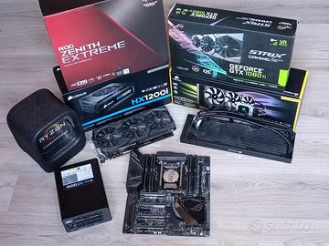 Mobo ali  64 gb ram dissipatore scheda video