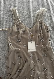 Abito lungo Maya Deluxe con paillettes