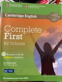 Complete First for Schools - libro in inglese