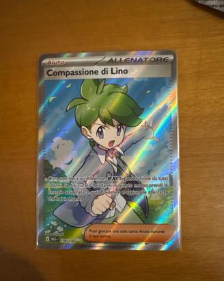 Carta pokemon compassione di lino