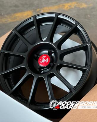 Set di 4 cerchi da 17 ABARTH SS Matt Black