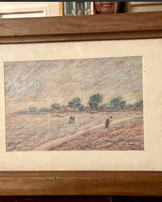 PREGIATOpastelloANTICOdelXIX°sec."ScenaCAMPESTRE"