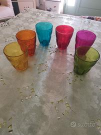 set bicchieri vintage anni 50