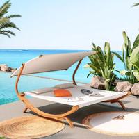 Lettino in legno due posti