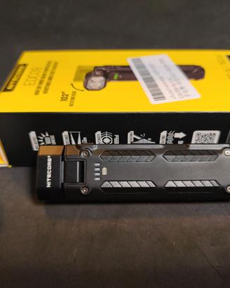 Torcia Nitecore EDC 09 1600 lumen 3000k 5000k 6500