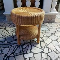 Tavolo in vimini