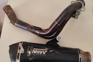 scarico z650 Mivv delta race
