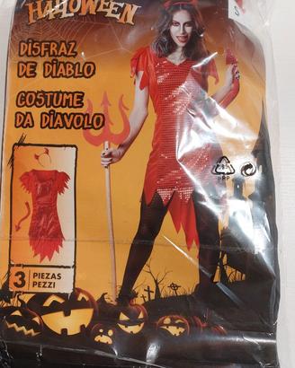 Vestito Carnevale LA DIAVOLA da ragazzina
