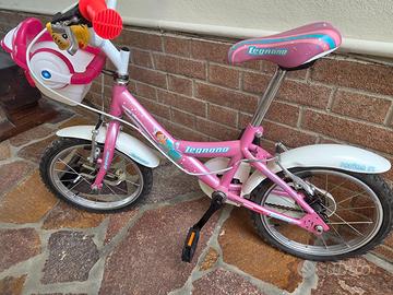 Bicicletta bimba 14 pollici Legnano Fatima - Rosa