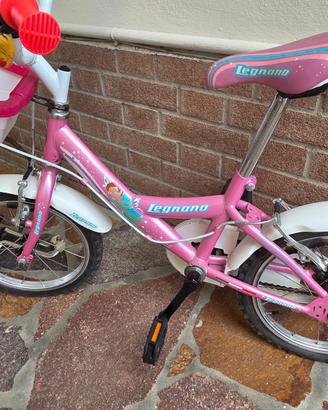 Bicicletta bimba 14 pollici Legnano Fatima - Rosa