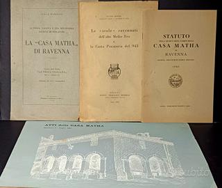 Opuscoli scuola Casa Matha vintage