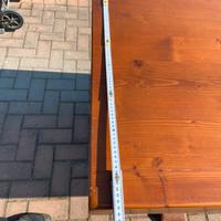 Tavolo 80x200 legno massiccio