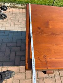 Tavolo 80x200 legno massiccio