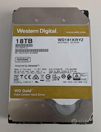 HDD WD Gold 18TB SATA - 3WHPRL3J