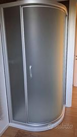 Box doccia curvo 90x90 satinato