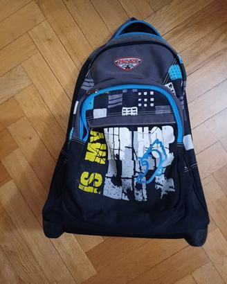 SEVEN Black & Blue Backpack- broken handle