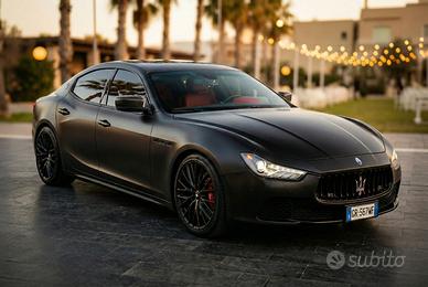 MASERATI GHIBLI 3.0 V6 DIESEL 275 CV — NERO OPACO