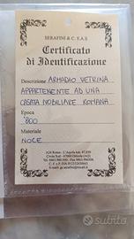 Armadio vetrina in noce ‘800