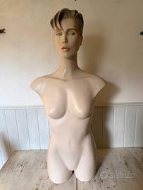 Manichino in vetro resina anni 80