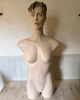 Manichino in vetro resina anni 80