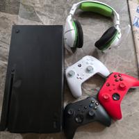 bundle xbox series x 3 controller e cuffie turtle