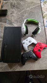 bundle xbox series x 3 controller e cuffie turtle