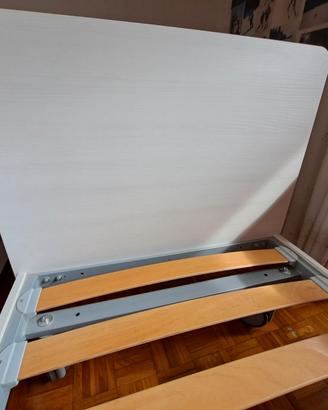 Letto singolo con ruote