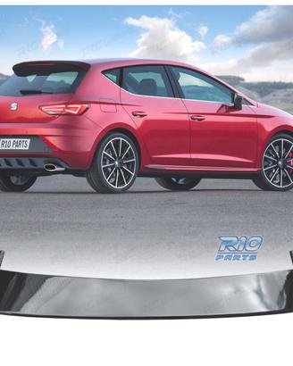 SPOILER ALETTONE SEAT LEON MK3 5P 13-20 NERO LUCID