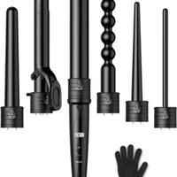 Arricciacapelli Professionale 6 in 1 Schermo LCD 