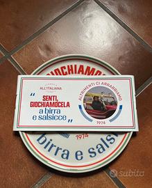 Piatto Carrefour Pizzesca Bud Spencer - nuovo