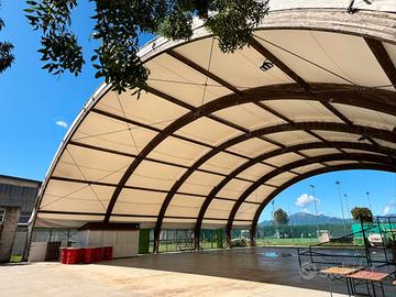 struttura fissa legno lamellare