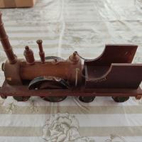 Trenino in legno vintage 
