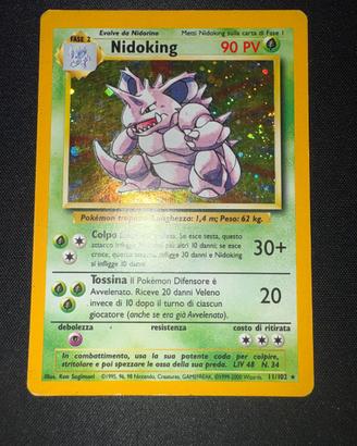 Nidoking Holo Set Base 11/102