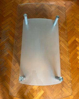 Tavolino in vetro