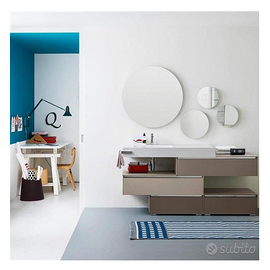 SPECCHIERA TONDA CON FARETTO