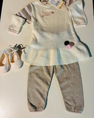 Golfino e pantaloni in tricot 9 mesi Brums