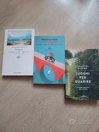 3 libri: Controvento, In Grecia, Luoghi per guarir