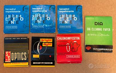 Lotto Cartine Ottiche Al Silicone Vintage